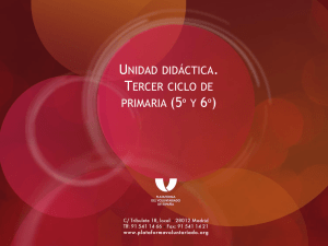 UNIDAD DIDÁCTICA TERCER CICLO DE PRIMARIA (5º Y 6º)