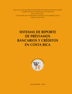 Sistemas de Reporte de Préstamos Bancarios y Créditos en Costa