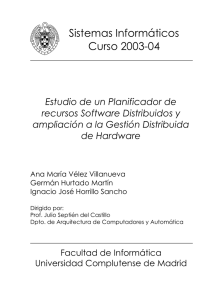 Sistemas Informáticos Curso 2003-04 - E
