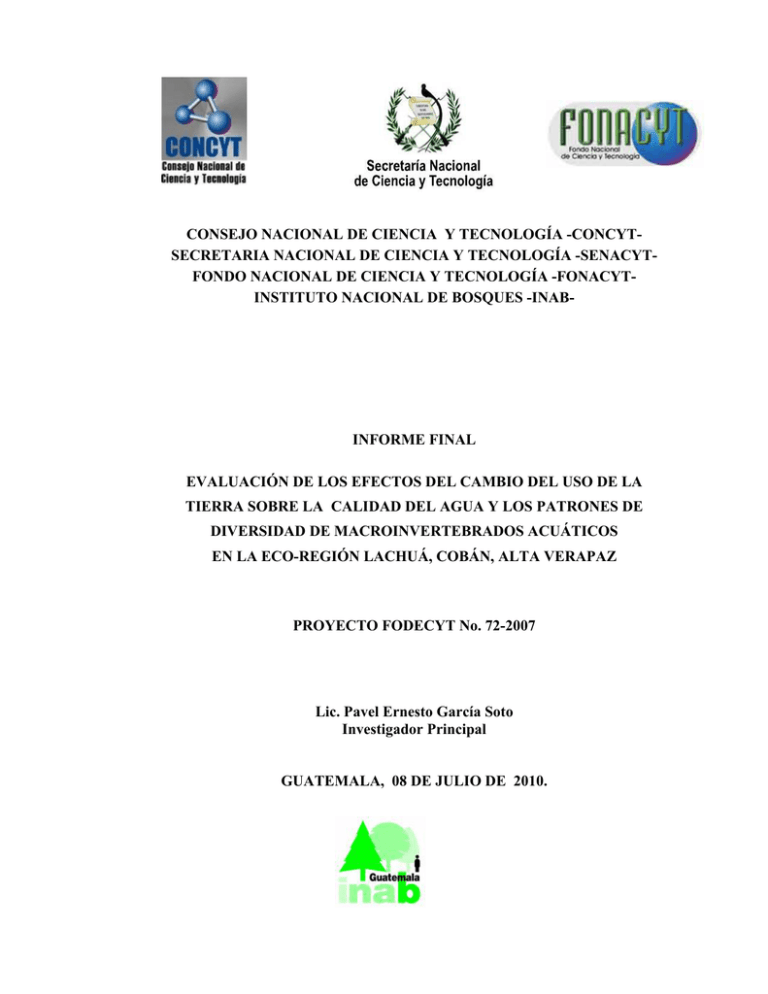CONSEJO NACIONAL DE CIENCIA Y TECNOLOGÍA