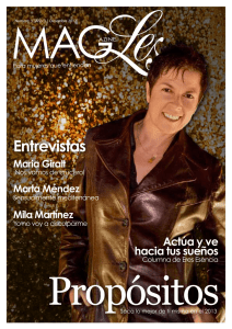 Entrevistas - MagLes Revista para Lesbianas