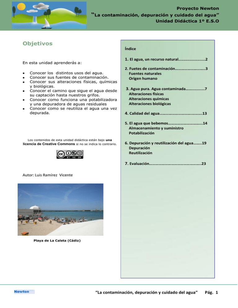La Contaminaci n Depuraci n Y Cuidado Del Agua