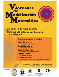 póster - V Jornadas de Modelización Matemática