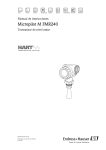 Micropilot M FMR240 - Endress+Hauser Portal