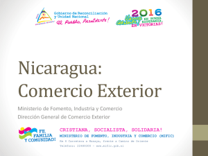 Nicaragua - Comercio Exterior