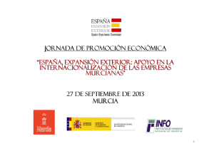 Presentación - Instituto de Fomento de la Región de Murcia