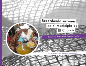 Recordando sazones en el municipio de El Charco