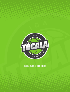 Bases Tócala - Liga Tócala