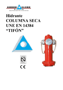 Hidrante COLUMNA SECA UNE EN 14384 “TIFÓN”