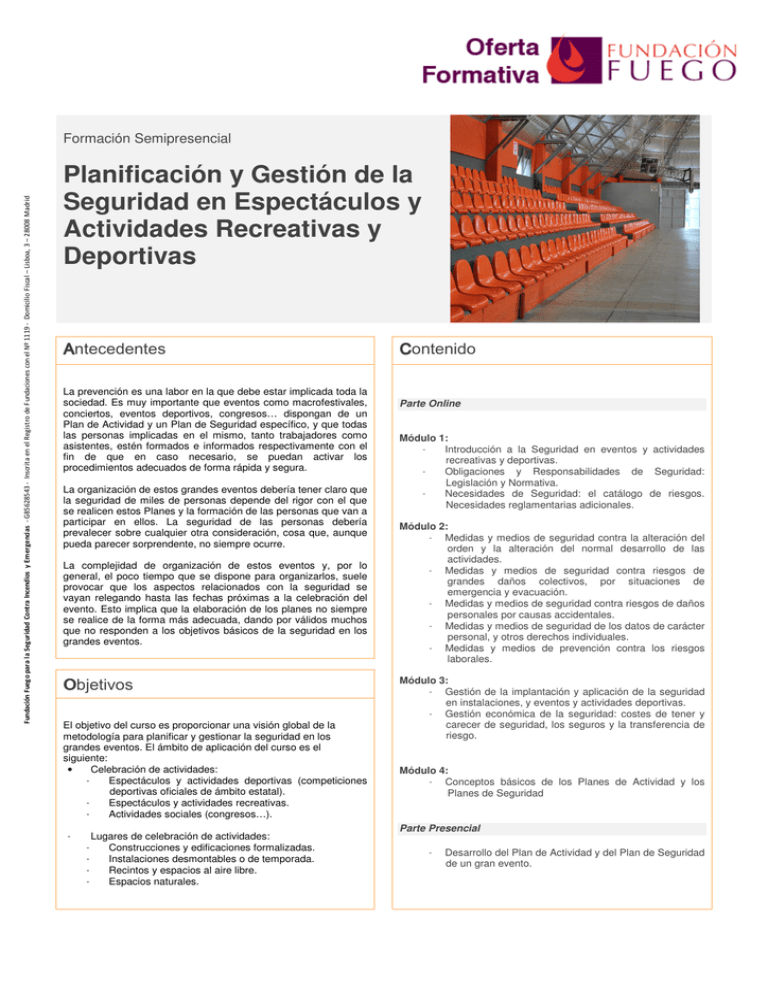 Planificación y Gestión de la Seguridad en