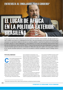 el lugar de africa en la politica exterior brasilera