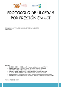 Protocolo Ulceras por Presión - Complejo Hospitalario Universitario