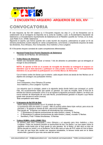 convocatoria - Real Federación Española de Tiro con Arco