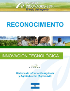 Sistema de Información Agrícola y