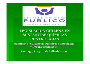 Legislación Chilena En Sustancias Químicas Controladas