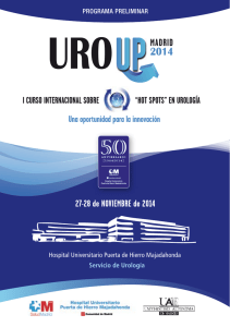 URO-UP 2014 - Asociación Española de Urología