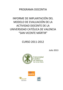 Informe de Implantación del Modelo de