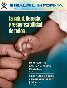 Boletín No.30 - Superintendencia de Salud y Riesgos Laborales.