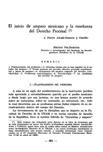 Page 1 El juicio de amparo mexicano y la enseñanza del Derecho