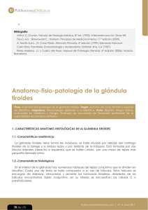 Anatomo-fisio-patologia de la glandula tiroides