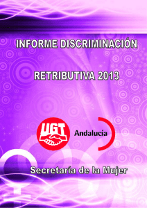 Informe Discriminación Salarial 2013