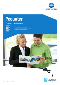 Catálogo Pcounter para Gestión de la Impresión, PDF