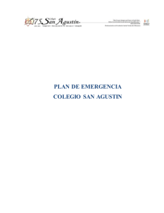 plan de emergencia - colegio San Agustín