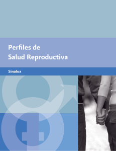 Perfiles de salud reproductiva. Sinaloa