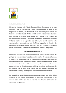 exposición de motivos - Poder Legislativo del Estado de Quintana Roo
