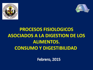 procesos fisiologicos asociados a la digestion de los alimentos