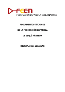 reglamentos técnicos - Federación Española de Esquí Náutico y