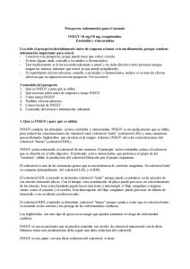 Prospecto: información para el usuario INEGY 10 mg/20 mg