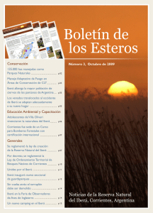 Noticias de la Reserva Natural del Iberá, Corrientes