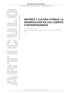 deporte y cultura fitness - Revista Digital Universitaria
