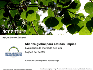 Mapeo del sector - Global Alliance for Clean Cookstoves