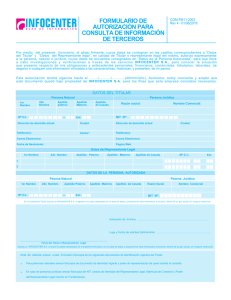 formulario de autorización para consulta de información