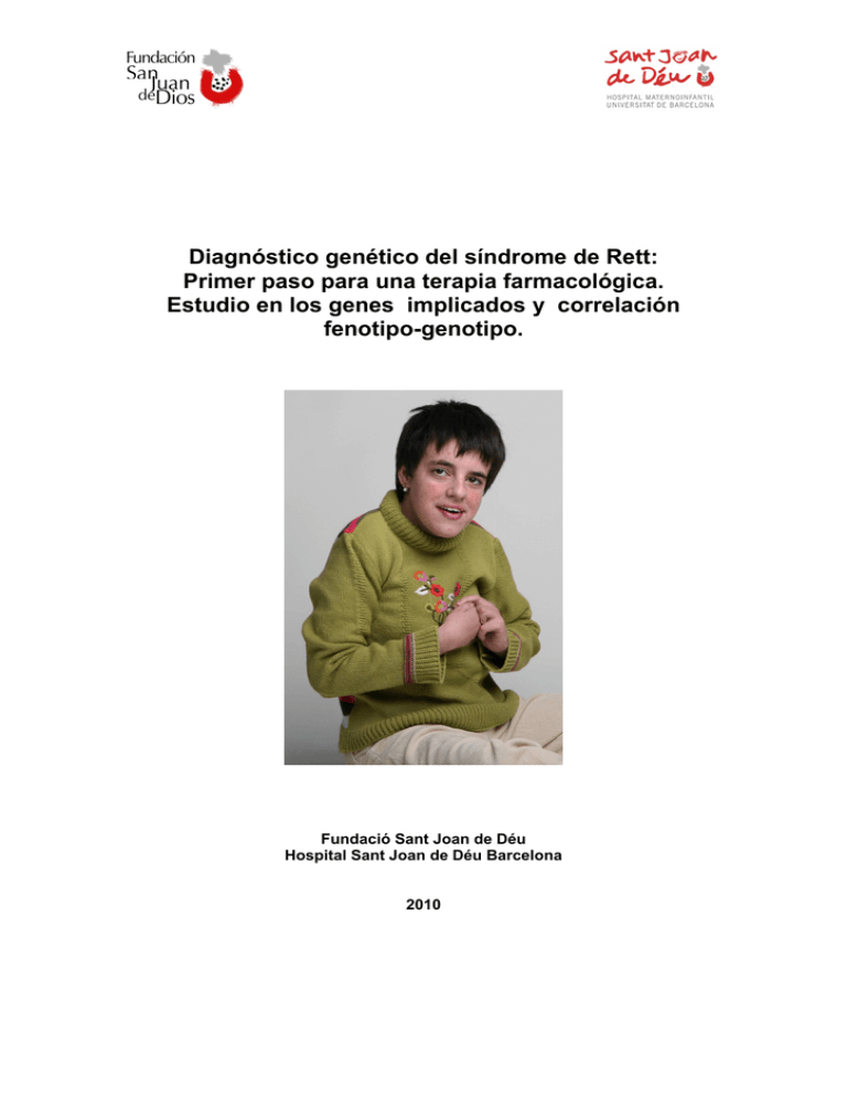 Diagn stico Gen tico Del S ndrome De Rett