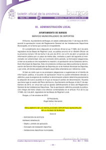 Reglamento General del Servicio - Sede Electrónica