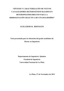 Documento completo - SeDiCI - Universidad Nacional de La Plata