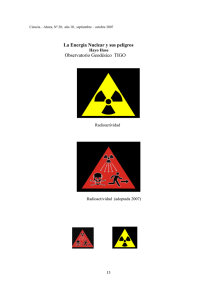 La Energia Nuclear y sus peligros