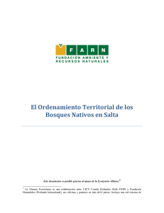El Ordenamiento Territorial de los Bosques Nativos en Salta