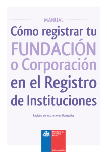 Manual Registro Instituciones Donatarias