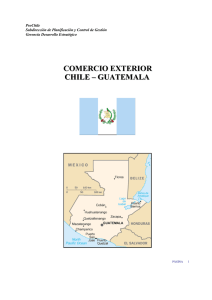 comercio exterior chile – guatemala