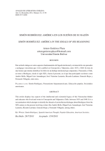 Simón Rodríguez: América en los sueños de su razón