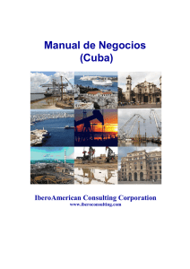 Manual de Negocios (Cuba) - Iberoamerican Consulting Corporation