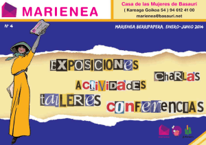 Marienea Actividades Enero-Junio 2014 cast