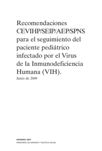 Recomendaciones CEVIHP/SEIP/AEP/SPNS para el seguimiento