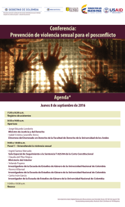 agenda completa del encuentro aqu&iacute;