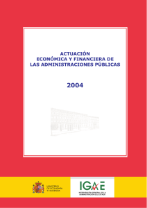 actuación económica y financiera de las administraciones públicas