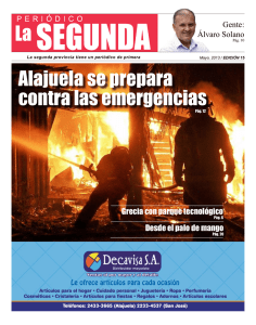 Alajuela se prepara contra las emergencias